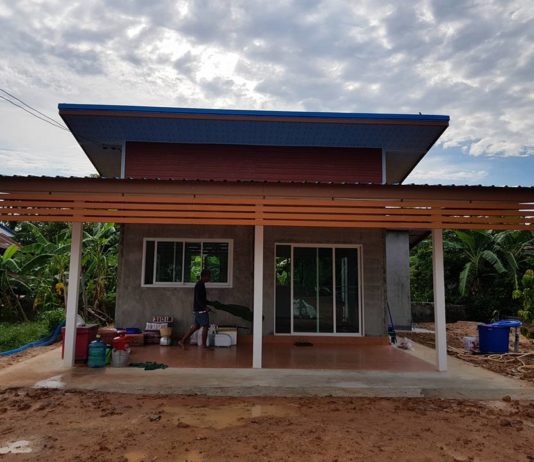 บ้านโมเดิร์นขนาดกระทัดรัด 1 ห้องนอน งบประหยัด 2 แสนต้นๆ