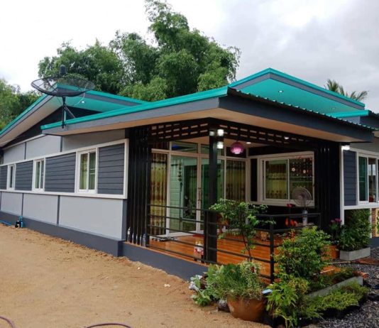 บ้านแนวโมเดิร์น สไตล์แนวความคิดบ้านในฝันเจ้าของบ้าน 4 ห้องนอน งบล้านต้นๆ
