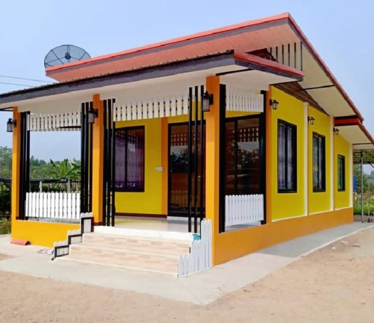 ไอเดีย บ้านโมเดิร์นขนาดกระทัดรัด เรียบง่ายสวยงาม งบก่อสร้าง 470,000 บาท