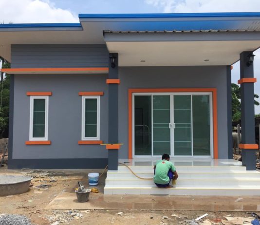 บ้านโมเดิร์นขนาดเล็ก 2 ห้องนอน 1 ห้องน้ำ งบประหยัด 5 แสนบาท