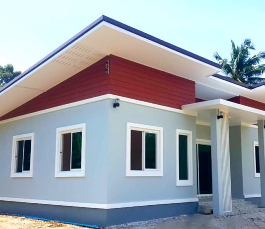บ้านโมเดิร์นเพิงแหงรเรียบง่าย ขนาด 2 ห้องนอน งบก่อสร้าง 770,000 บาท