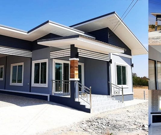 บ้านชั้นเดียวสไตล์โมเดิร์น ขนาด 2 ห้องนอน พื้นที่ใช้สอย 99.5 ตรม.