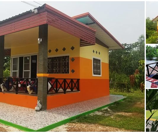 ไอเดีย บ้านสวนแนวโมเดิร์นเล็กน่ารัก พร้อมสระวายน้ำ งบเพียง 3 แสนกว่าบาท