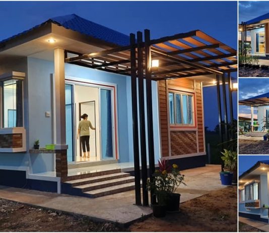 บ้านสวยทรงปั้นหยา 2 ห้องนอน 1 ห้องน้ำ งบก่อสร้าง 500,000 บาท