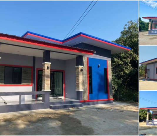 บ้านโมเดิร์นสวยงบหลักแสน 2 ห้องนอน 2 ห้องน้ำ พื้นที่ใช้สอย 68 ตรม.