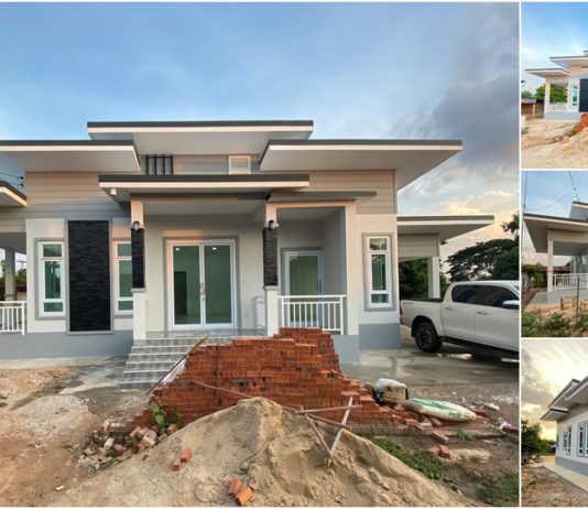 บ้านโมเดิร์นสวยทันสมัย 3 ห้องนอน 2 ห้องน้ำ พื้นที่รวม 148.5 ตารางเมตร