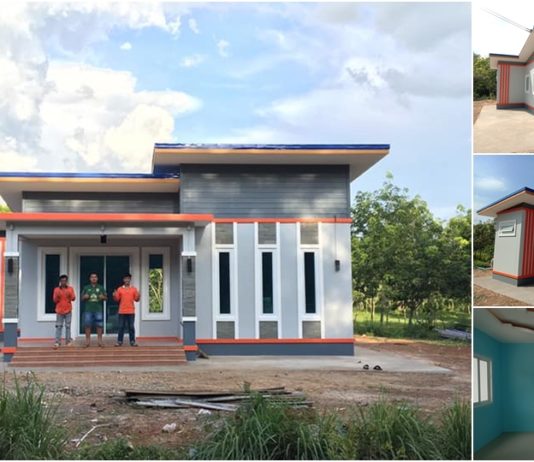 แบบบ้านเพิงแหงนงบหลักแสน 2 ห้องนอน 1 ห้องน้ำ พื้นที่ใช้สอย 70 ตารางเมตร