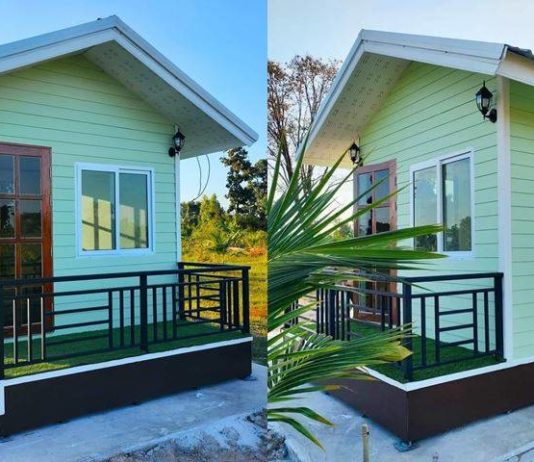 แบบบ้านขนาดน็อคดาวน์ ขนาด 3×4.60 เมตร งบ 155,000 บาท